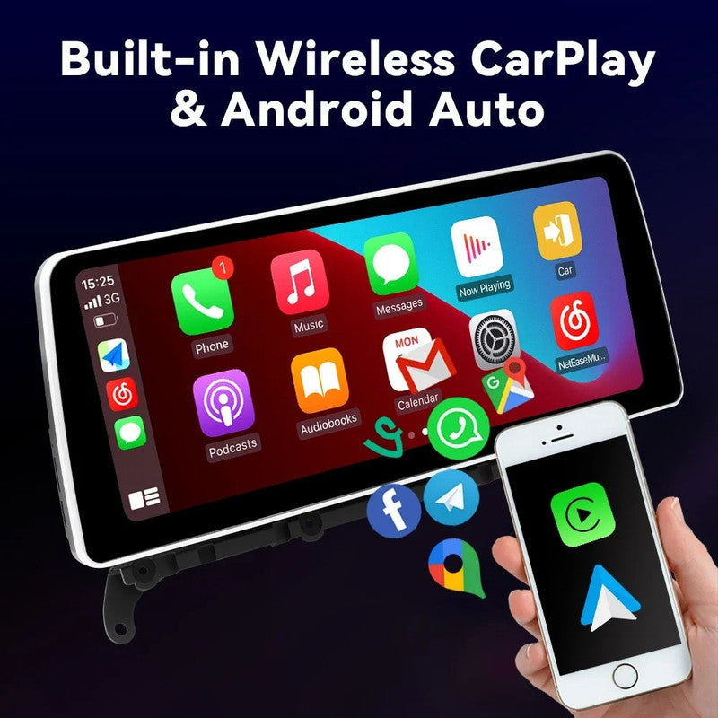 Car Craft Compatible With Bmw X3 X4 F25 F26 2010-2017 Android Multimedia Infotainment Touchscreen Dvd Player Wireless Carplay Android Auto 4gb +64gb 12.3 Inch Cic
