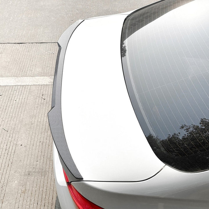 Car Craft Compatible With Bmw 3 Series F30 F80 M3 M4 2012-2019 Rear Trunk Boot Roof Wing Lip Spoiler Splitter Skirts Zst-647 Glossy Black