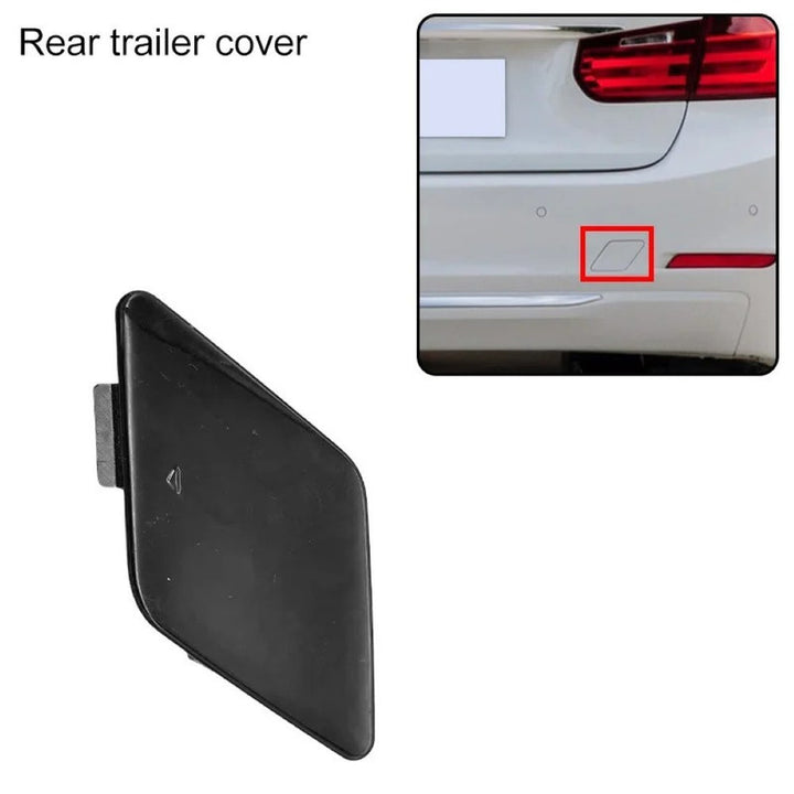 Car Craft Compatible With Bmw 3 Series F30 2012-2015 Rear Bumper Tow Hook Towing Tochan Trailer Cover 51127312748 Unpainted - CAR CRAFT INDIA