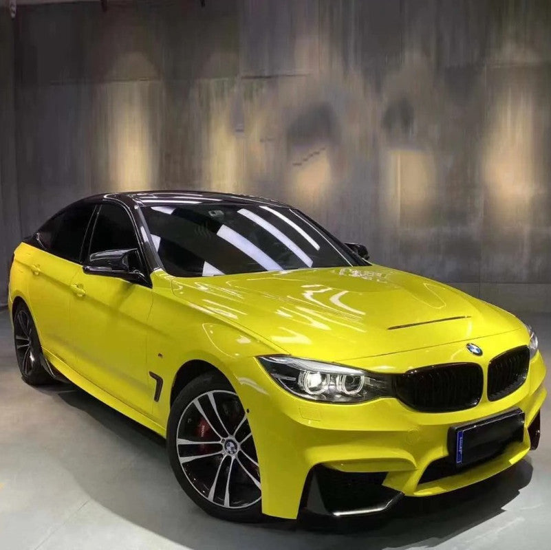 Car Craft Compatible With Bmw 3 Series Gt F34 2012-2018 Upgraded Front M Sport M4 Style Front Bumper Lip Skirts Splitter Bodykit Real Carbon Fiber