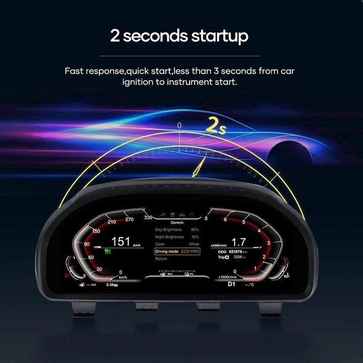 Car Craft Compatible With Bmw X1 X2 F48 F49 F39 2016-2022 Car Interiour Digitale Infotanment Cluster Digital Speedo Meeter Android Player Tachimetro Virtual Cockpit Display