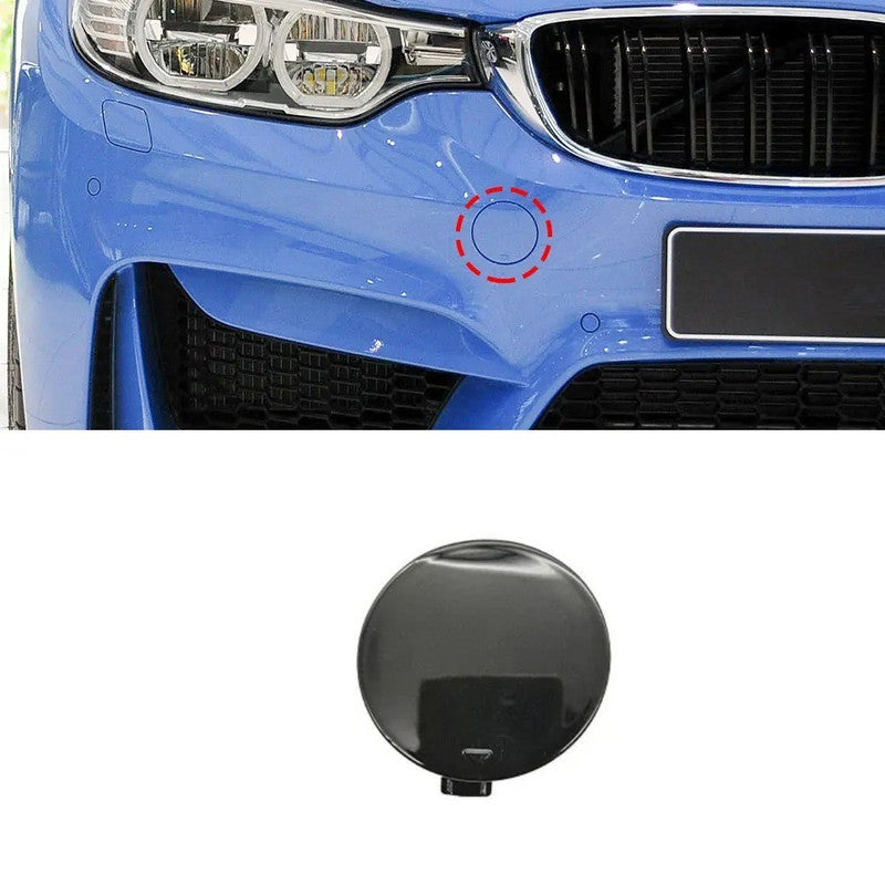 Car Craft Compatible With Bmw 3 Series F30 M3 M4 F80 F82 F83 2012-2019 M Sport Front Bumper Tow Hook Towing Tochan Trailer Cover 51118063105 Unpainted - CAR CRAFT INDIA