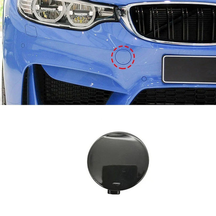 Car Craft Compatible With Bmw 3 Series F30 M3 M4 F80 F82 F83 2012-2019 M Sport Front Bumper Tow Hook Towing Tochan Trailer Cover 51118063105 Unpainted - CAR CRAFT INDIA