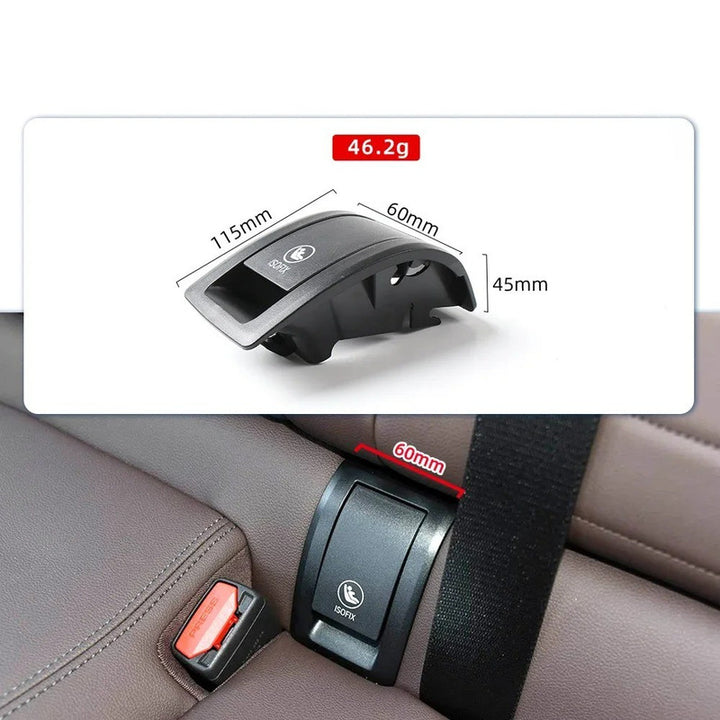Car Craft Compatible With Bmw 3 Series G20 G28 2019-2025 Rear Bracket Child Seat Clip Rear Seat Buckle Isofix Cover Assembly 52207499571 Black CC-8940