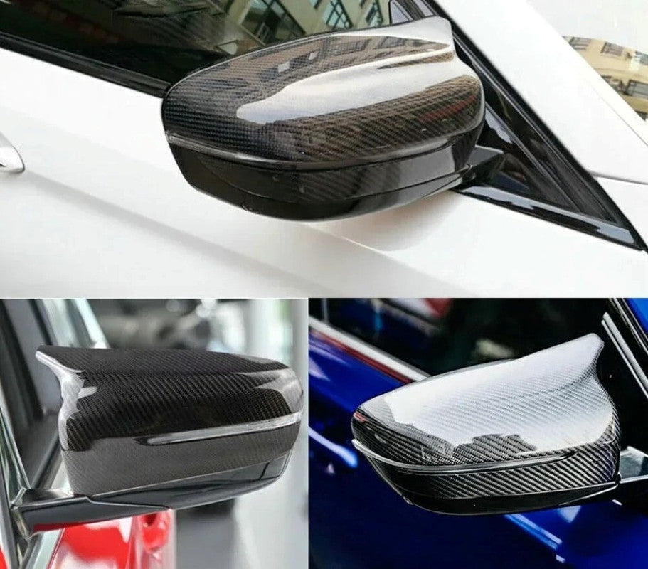 Car Craft Compatible With Bmw 4 3 Series G20 19-24 G22 5 Series G30 17-23 7 Series G12 16-23 8 Series G14 M3 M4 M5 M6 M7 Side Rear View Case Door Wing Cap Shell Housing Mirror Covers Glossy Black REG - CAR CRAFT INDIA