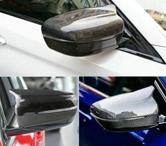 Car Craft Compatible With Bmw 4 3 Series G20 19-24 G22 5 Series G30 17-23 7 Series G12 16-23 8 Series G14 M3 M4 M5 M6 M7 Side Rear View Case Door Wing Cap Shell Housing Mirror Covers Glossy Black REG - CAR CRAFT INDIA