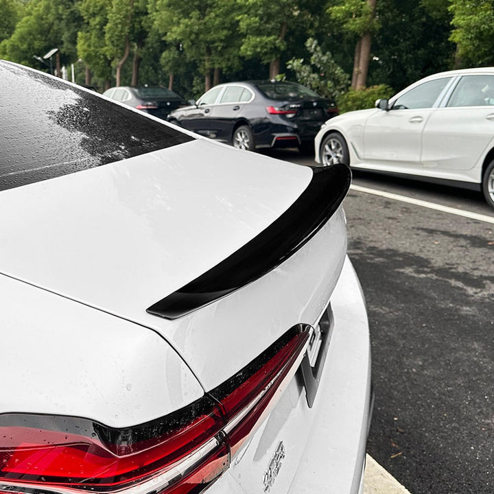 Car Craft Compatible With Bmw 5 Series I5 G60 2024+ Rear Trunk Boot Roof Wing Lip Spoiler Splitter Skirts M5 Style Zst-930 Glossy Black