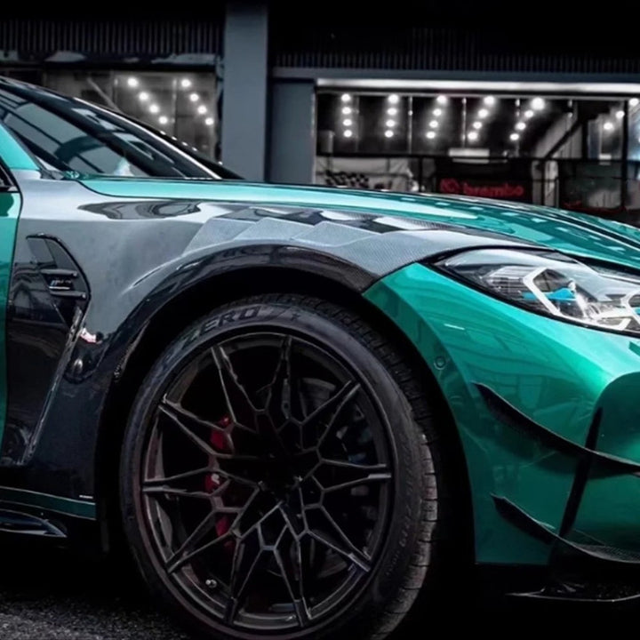 Car Craft Compatible With Bmw G82 G80 G81 M3 M4 Fenders 2021+ Real Carbon Fiber N Style Side Fender CC-8547