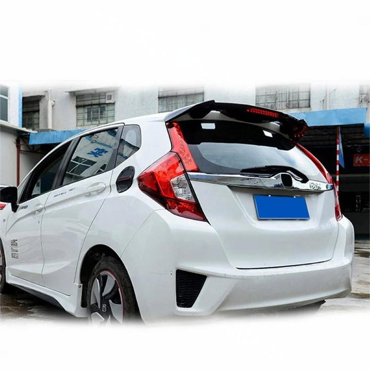 Car Craft Compatible With Honda Jazz Fit 2014-2020 Rear Trunk Wing Boot Lip Spoiler Rs Style Ar-hnda-033 Gb Glossy Black CC-8586 - CAR CRAFT INDIA
