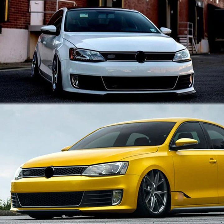 Car Craft Compatible With Vw Volkswagen Jetta Mk6 2012-2014 Upgrade Facelift Convert To Gli Line Style Front Bumper Bodykit
