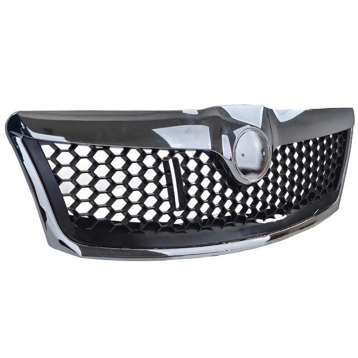 Car Craft Compatible With Skoda Laura Octavia 2009-2013 Rs Vrs Style Front Bumper Show Grill Honeycomb Chrome