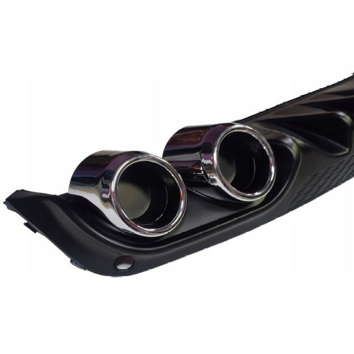 Car Craft Compatible With Skoda Octavia Iii 2017-2019 Rs Vrs Style Rear Bumper Afetr Rear Lip Diffuser Skirts Splitter Tips