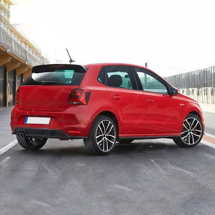 Car Craft Compatible With Vw Volkswagen Polo 2014-2024 Upgrade Facelift Convert To Gti Line Style Rear Bumper Bodykit