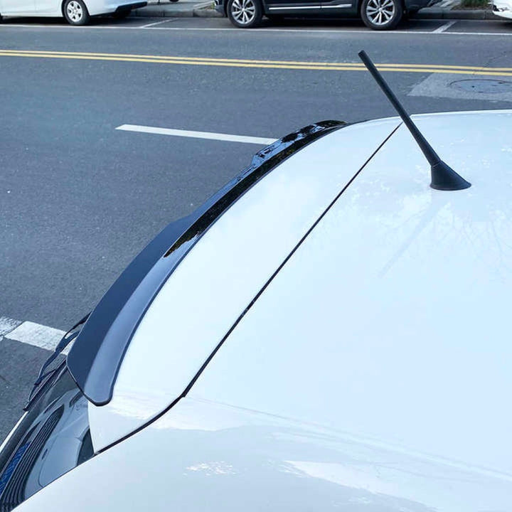 Car Craft Compatible With Volkswagen Polo Mk5 6r 6c 2009-2024 Rear Trunk Boot Roof Wing Lip Spoiler Splitter Skirts Max Style Zst Glossy Black