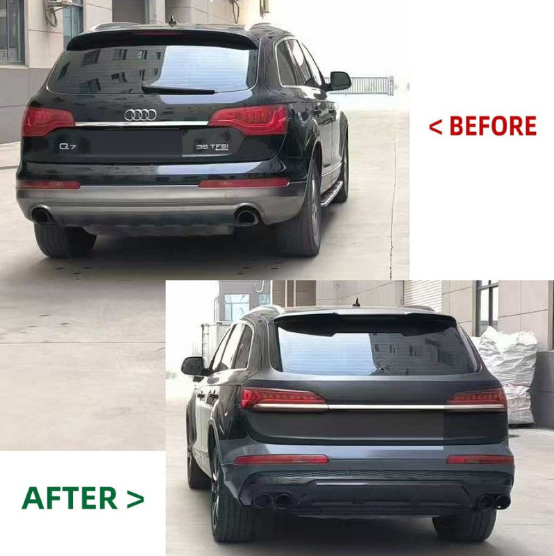 Car Craft Compatible With Audi Q7 2006-2015 To Sq7 2023 S Line Upgrade Facelift Conversion Bodykit Bumper Hood Headlight Taillight