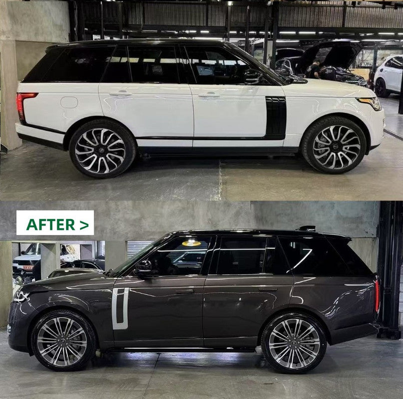 Car Craft Compatible With Range Land Rover Vogue 2014-2017 Upgrade Facelift Convert To 2024 Svr Bodykit Bumper Headlight Taillight Hood Pop Up Handle Fender - CAR CRAFT INDIA