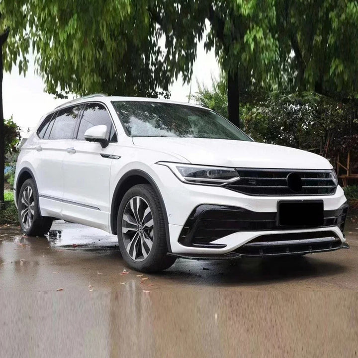 Car Craft Compatible With Vw Volkswagen Tiguan 2021-2023 Upgrade Facelift Convert To R Line Style Front Bumper Bodykit