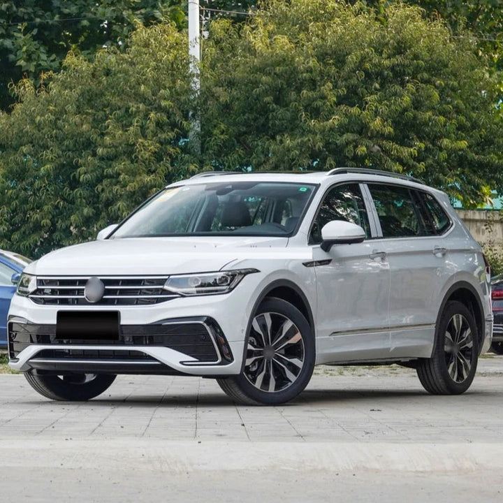 Car Craft Compatible With Vw Volkswagen Tiguan 2021-2023 Upgrade Facelift Convert To R Line Style Front Bumper Show Grill