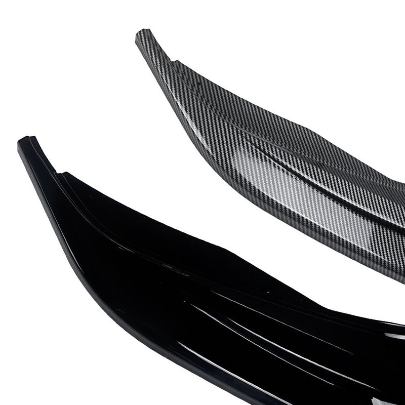 Car Craft Compatible With Vw Volkswagen Tiguan R Line Mk2 2017-2020 Front Bumper Lip Skirt Splitter Spoiler Zst-981 Glossy Black