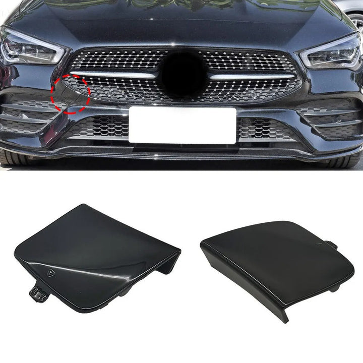 Car Craft Compatible With Mercedes Benz Cla W118 X118 2020-2023 Front Bumper Tow Hook Towing Tochan Trailer Cover 1188854201 Unpainted Usa - CAR CRAFT INDIA
