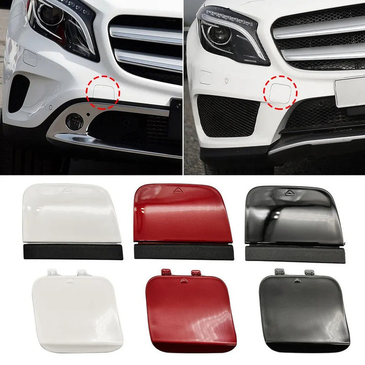 Car Craft Compatible With Mercedes Benz Gla W156 X156 2014-2016 Front Bumper Tow Hook Towing Tochan Trailer Cover 1568850722 A Unpainted - CAR CRAFT INDIA