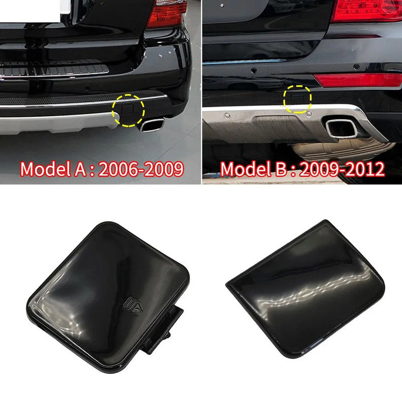 Car Craft Compatible With Mercedes Benz Ml W164 2006-2009 Rear Bumper Tow Hook Towing Tochan Trailer Cover 1648852123 Unpainted A - CAR CRAFT INDIA