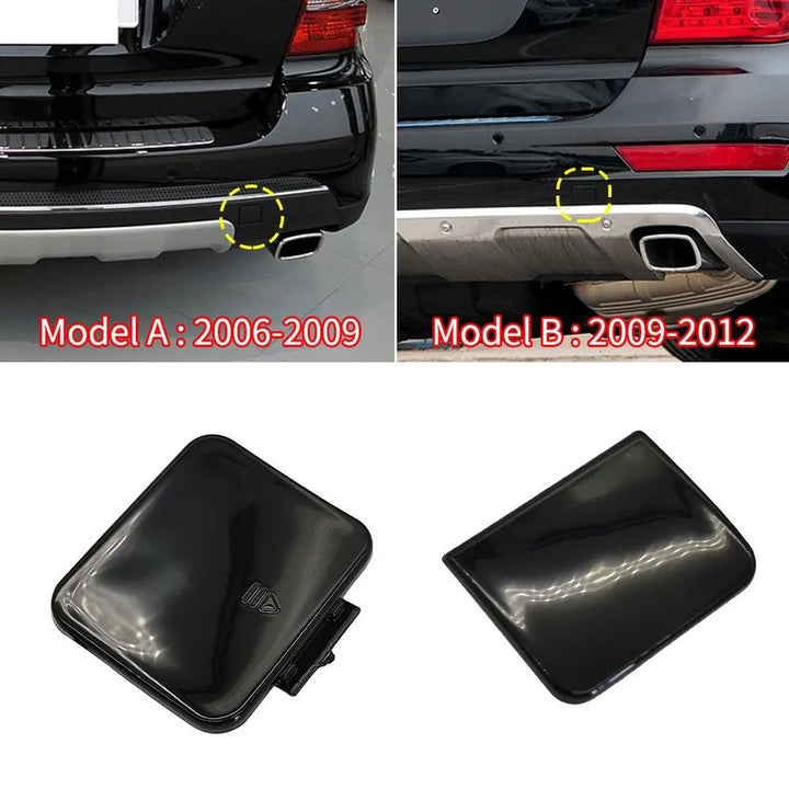 Car Craft Compatible With Mercedes Benz Ml W164 2006-2009 Rear Bumper Tow Hook Towing Tochan Trailer Cover 1648852123 Unpainted A - CAR CRAFT INDIA