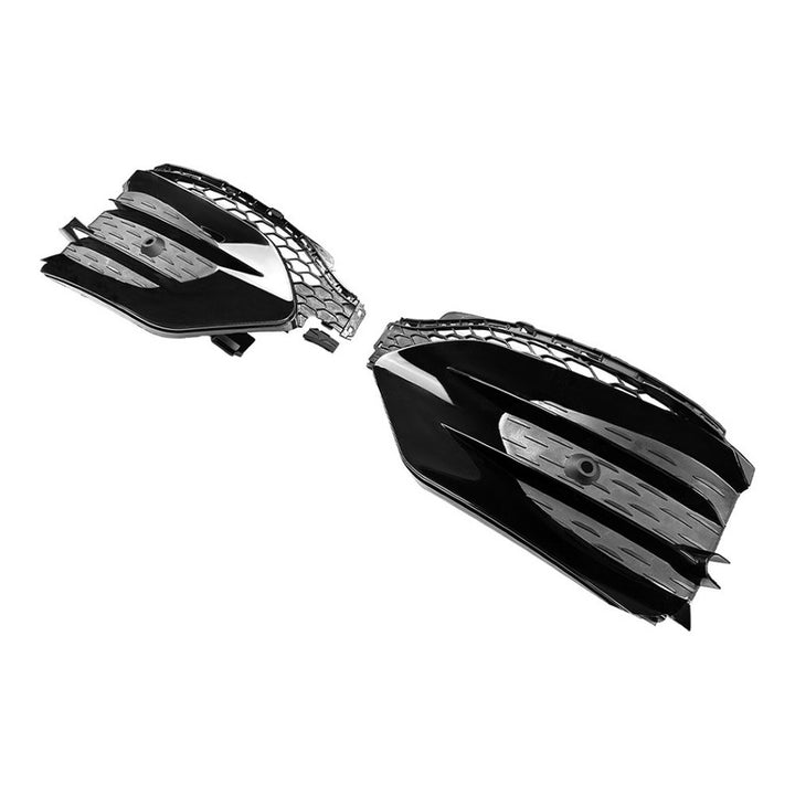 Car Craft Compatible With Mercedes Benz Gle Class W167 2019-2023 Amg Line Front Bumper Fog Lamp Light Grill Cover Frame Zst-920