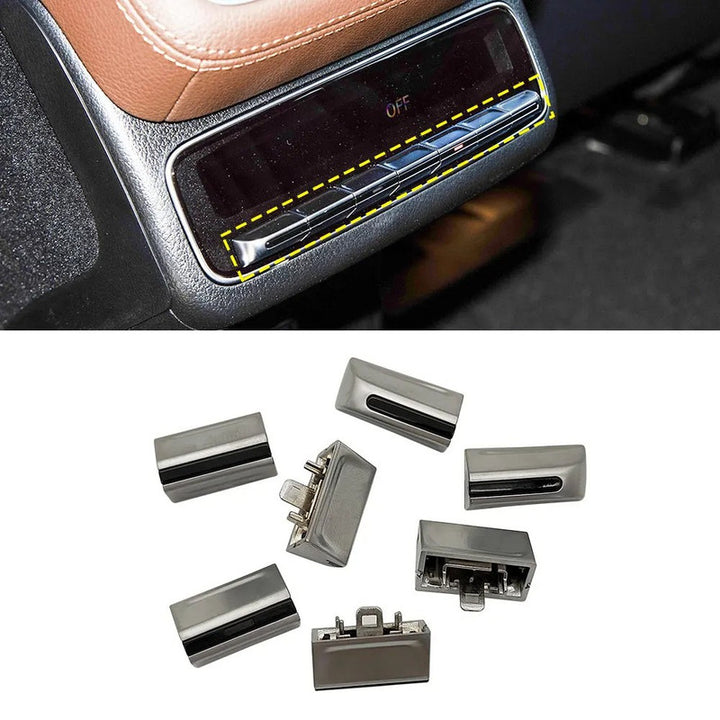 Car Craft Compatible With Mercedes Benz Gls Gle W167 X167 2020-2025 Car Rear Air Ac Conditioner Button Outlet Adjustment Switch Button Cover 1676805408-1 Ac Button 1 - CAR CRAFT INDIA