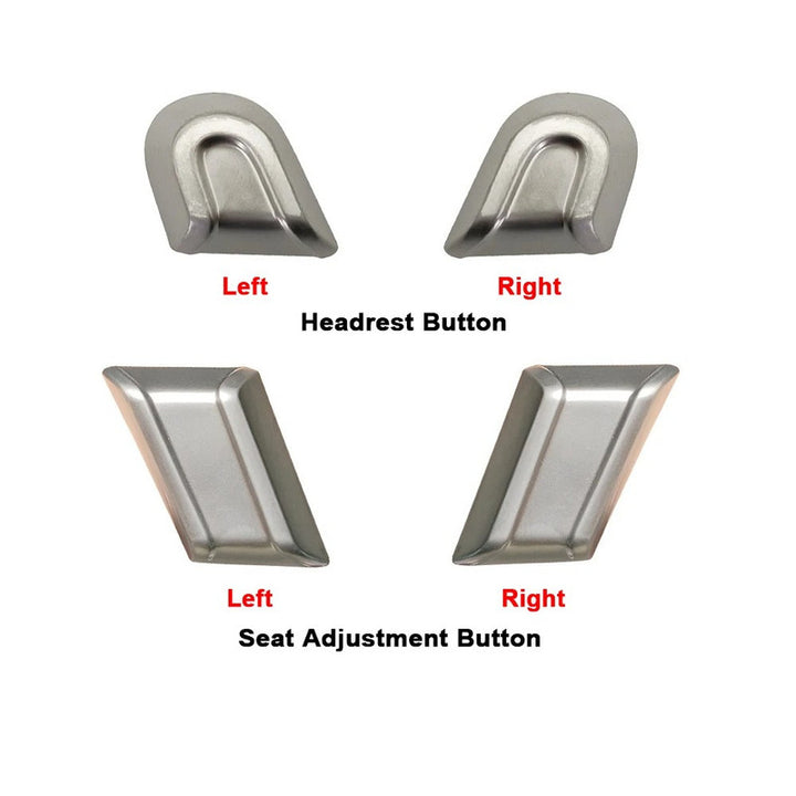 Car Craft Compatible With Mercedes Benz Gls Gle W167 X167 2020-2025 Car Seat Adjustment Switch Button Headrest Button Cover 1679052001-1 Left 1 - CAR CRAFT INDIA