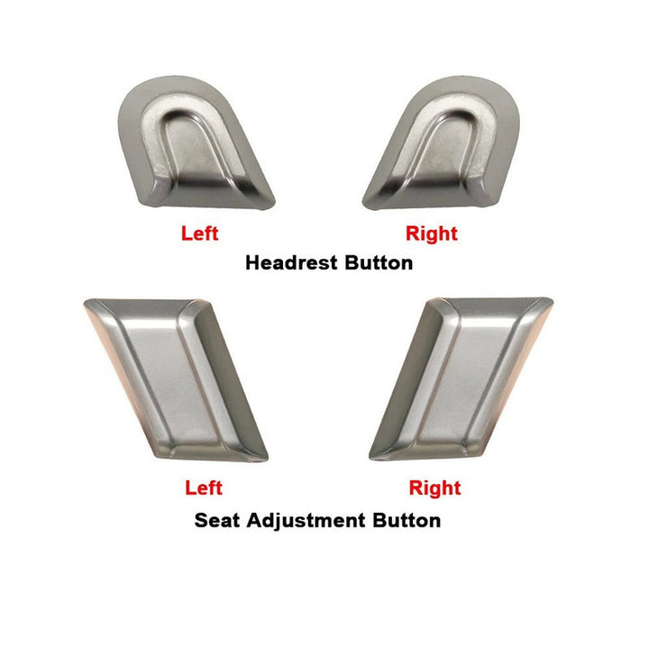 Car Craft Compatible With Mercedes Benz Gls Gle W167 X167 2020-2025 Car Seat Adjustment Switch Button Headrest Button Cover 1679052001-2 Left 2 - CAR CRAFT INDIA