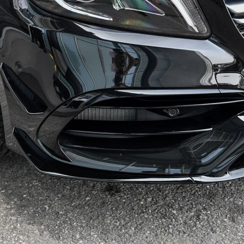 Car Craft Compatible With Mercedes Benz A Class W176 Lci 2016-2018 Amg Front Bumper Lip Skirt Splitter Spoiler Zst-166 Usa