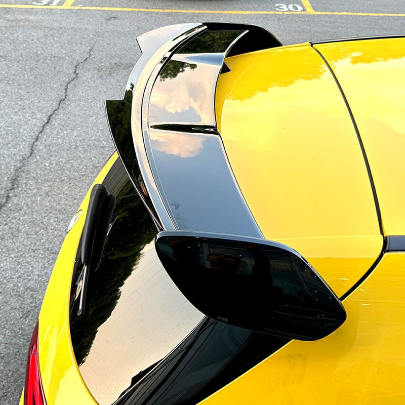 Car Craft Compatible With Mercedes Benz A Class W177 2018+ Amg Hatchback Rear Trunk Boot Roof Wing Lip Spoiler Splitter Skirts Zst-553 Glossy Black