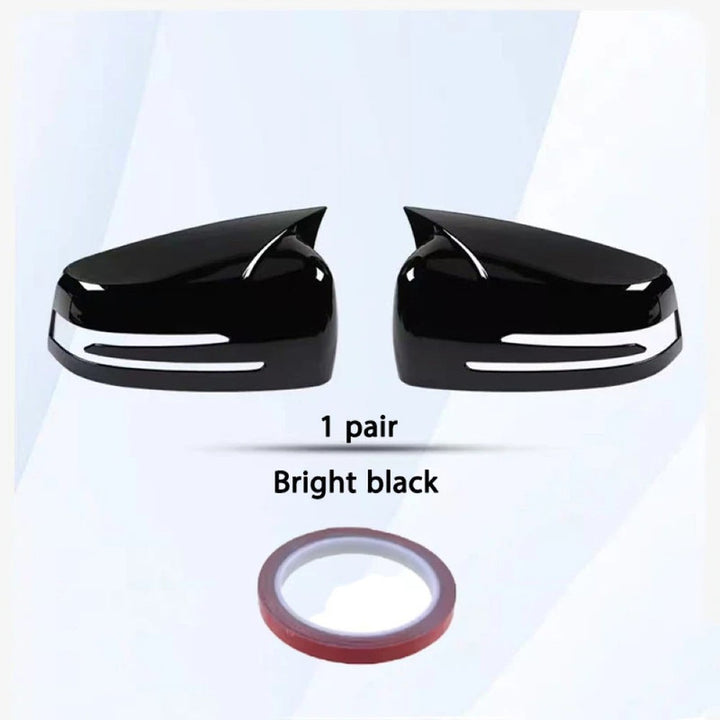 Car Craft Compatible With Mercedes A B C E S Gla Cla Class W176 13-18 W246 12-18 W204 08-14 W212 10-15 W221 06-13 W117 14-18 Gla W156 14-18 Side Rear View Mirror Cover Cap Ar-mr-059 Glossy Black Ar-mr-059 Gb CC-8578 - CAR CRAFT INDIA