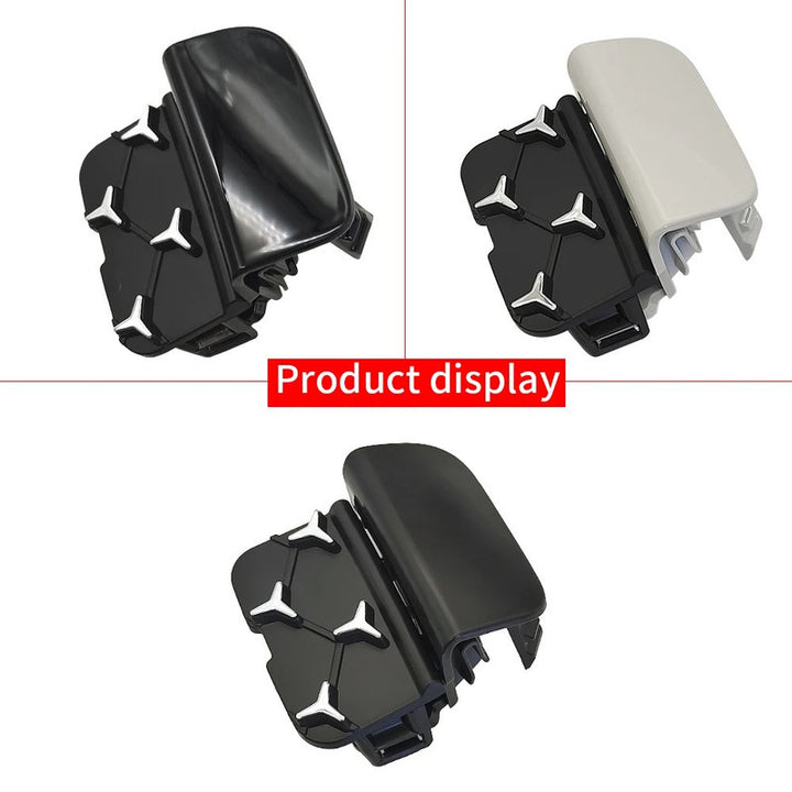 Car Craft Compatible With Mercedes Benz C Class W206 2021-2024 Amg Front Bumper Tow Hook Towing Tochan Trailer Cover 2068850402 Unpainted - CAR CRAFT INDIA