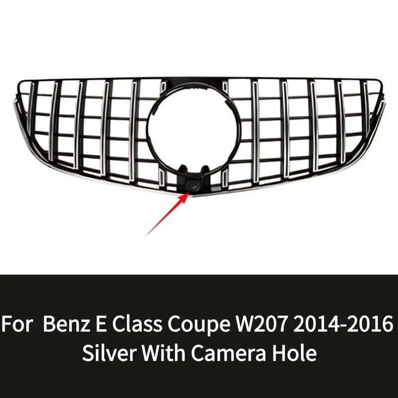 Car Craft Compatible With Mercedes Benz E Class Coupe W207 Lci 2014-2016 Car Front Racing Bumper Show Grille Gtr Black - CAR CRAFT INDIA