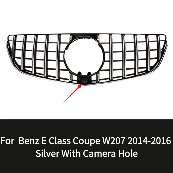 Car Craft Compatible With Mercedes Benz E Class Coupe W207 Lci 2014-2016 Car Front Racing Bumper Show Grille Gtr Black - CAR CRAFT INDIA