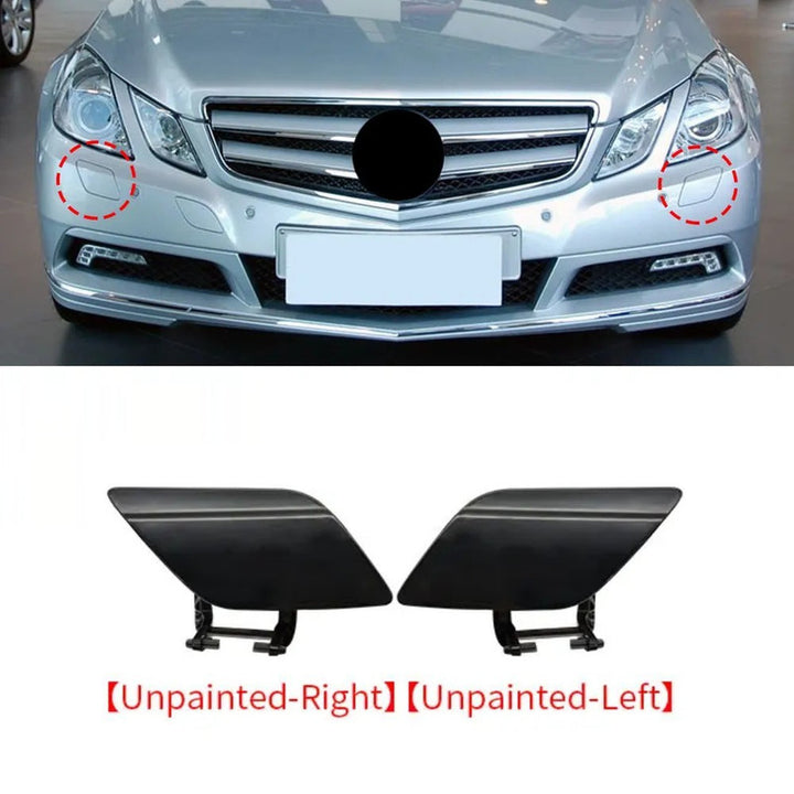 Car Craft Compatible With Mercedes Benz E Class W207 Coupe 2 Door 2009-2013 Car Front Bumper Headlight Washer Spray Cover Cap 2078800105 Left Unpainted - CAR CRAFT INDIA