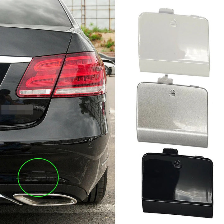 Car Craft Compatible With Mercedes Benz E Class W212 Lci 2013-2015 Rear Bumper Tow Hook Towing Tochan Trailer Cover 2128850726 Unpainted - CAR CRAFT INDIA
