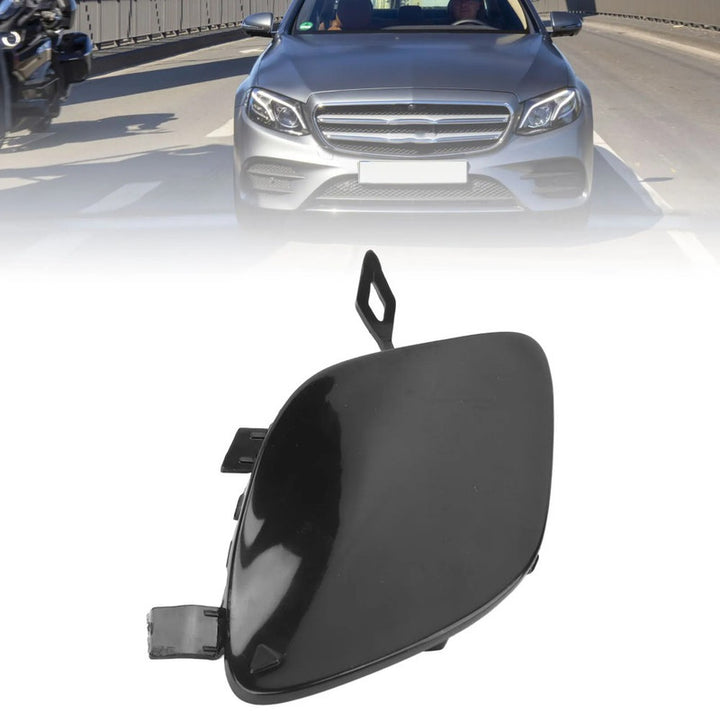 Car Craft Compatible With Mercedes Benz E Class W213 2017-2020 Amg Front Bumper Tow Hook Towing Tochan Trailer Cover 2138855200-1 Unpainted - CAR CRAFT INDIA