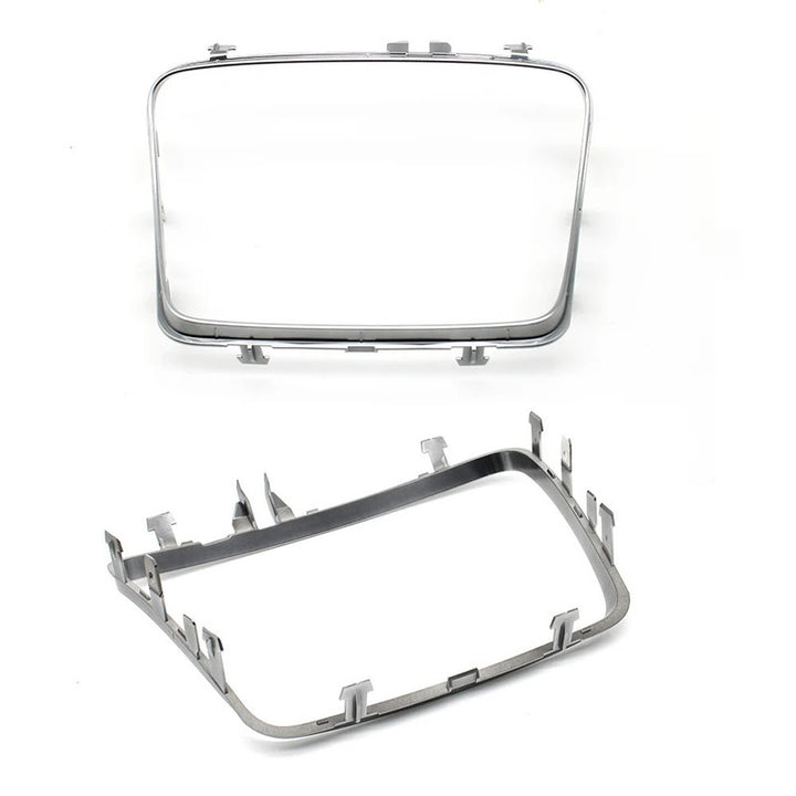 Car Craft Compatible With Mercedes Benz E Class W213 W238 2016-2023 Cls Class W257 2018-2023 Car Center Console Cup Drink Holder Box Chrome Decorative Cover Trim Frame 2136830600 2136830500 2136830900 CC-7843 - CAR CRAFT INDIA
