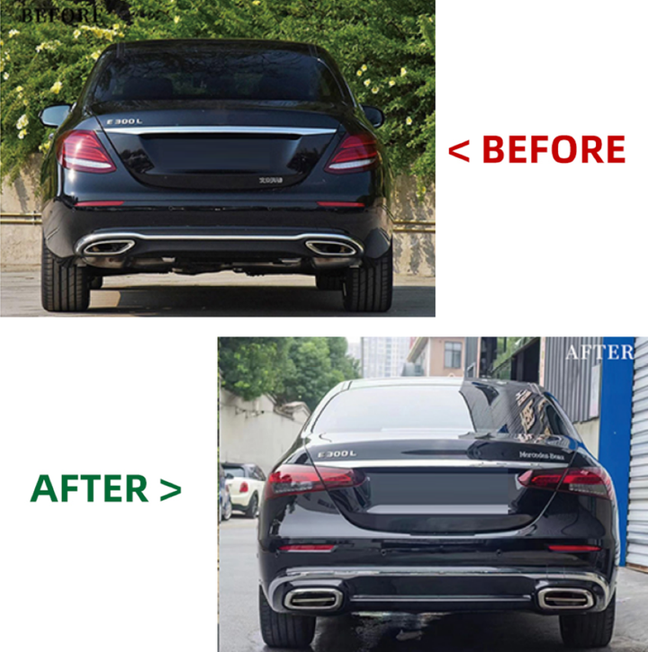 Car Craft Compatible With Mercedes Benz E Class W213 2016-2020 To W213 Lci 2021+ Maybach Upgrade Facelift Conversion Bodykit Bumper Hood Headlight Taillight