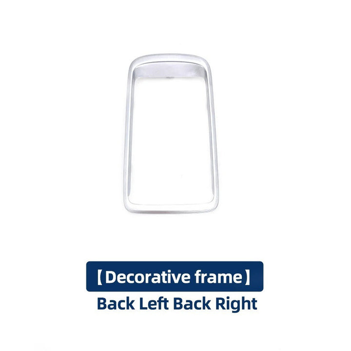 Car Craft Compatible With Mercedes Benz E Class W213 2016-2021 Car Rear Window Lift Switch Cover Armrests Panel Cover Trim Chrome 2137305200 CC-9008