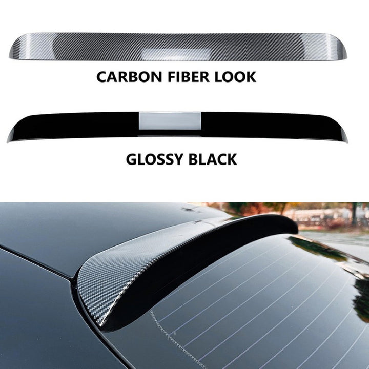 Car Craft Compatible With Mercedes Benz E Class W214 2024+ Rear Trunk Boot Wing Lip Roof Spoiler Carbon Fiber Look Zst-662 Cf