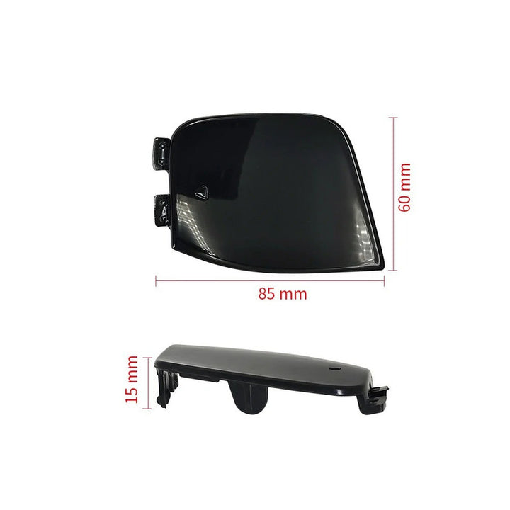 Car Craft Compatible With Mercedes Benz Gla W247 2020-2024 Front Bumper Tow Hook Towing Tochan Trailer Cover 2478859403 Unpainted - CAR CRAFT INDIA