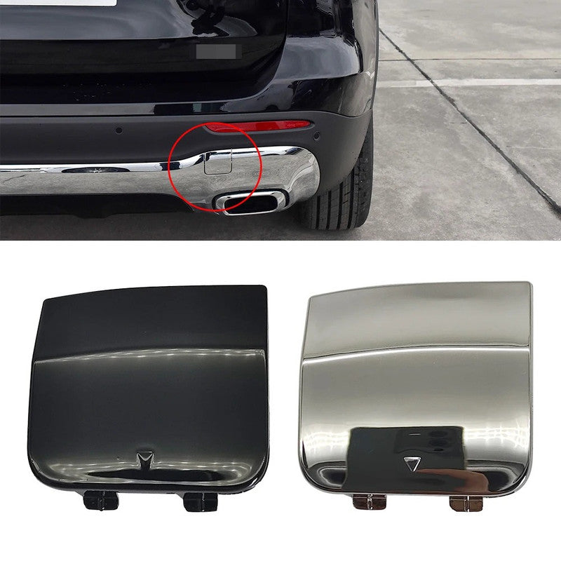 Car Craft Compatible With Mercedes Benz Glb W247 2020-2024 Rear Bumper Tow Hook Towing Tochan Trailer Cover 2478857301 Unpainted - CAR CRAFT INDIA