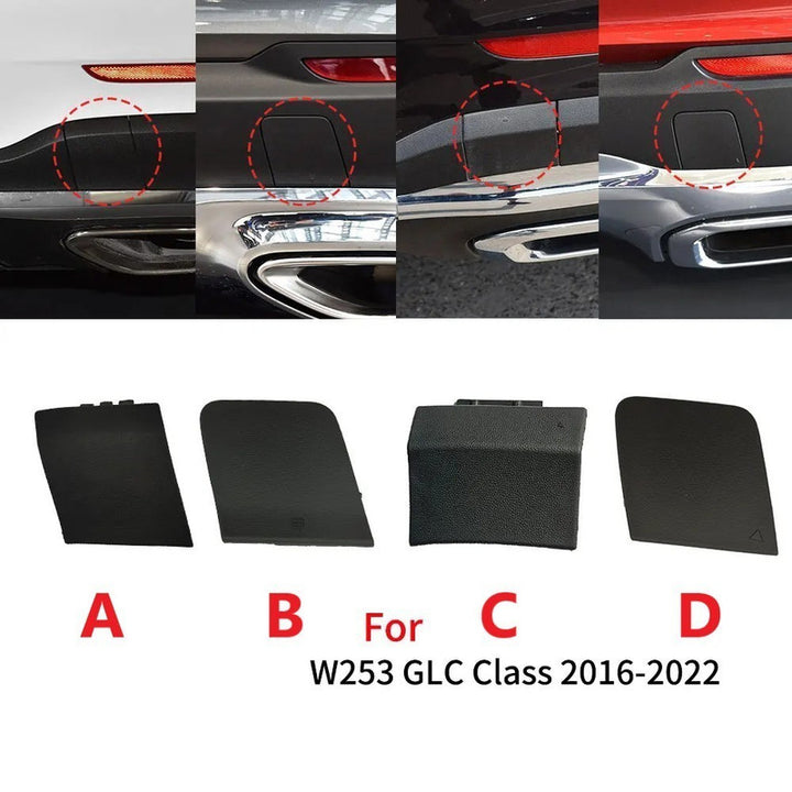 Car Craft Compatible With Mercedes Benz Glc W253 X253 2015-2019 Rear Bumper Tow Hook Towing Tochan Trailer Cover 2538851706 Unpainted C - CAR CRAFT INDIA