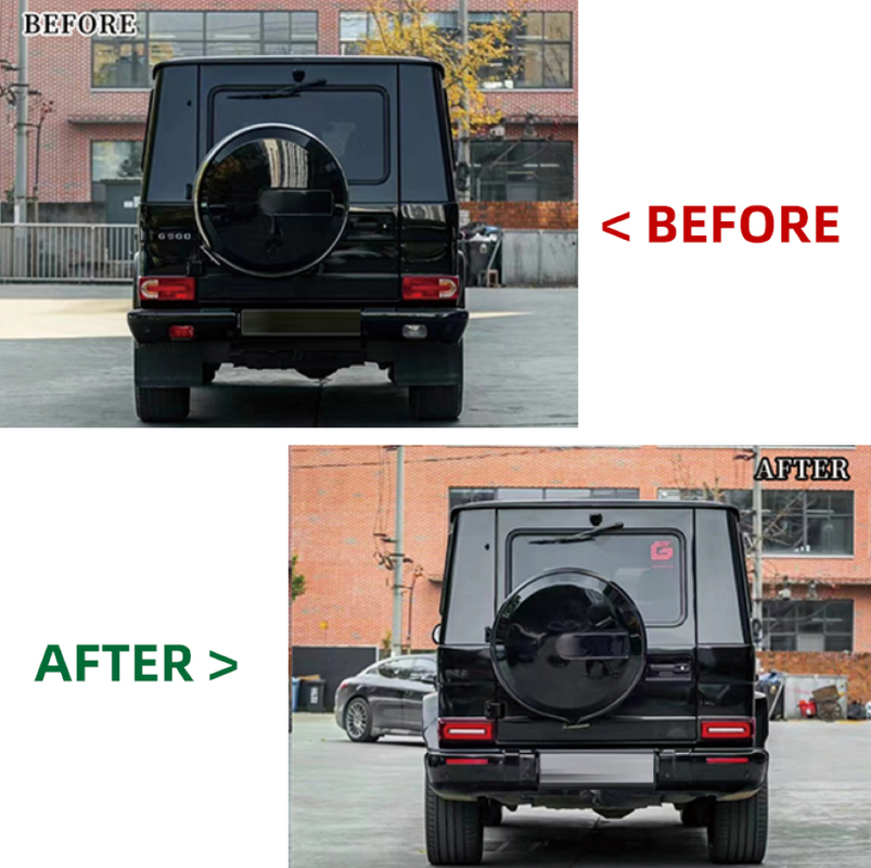 Car Craft Compatible With Mercedes Benz G Class G Wagon W463 2007-2018 To W464 2019+ Amg G63 G53 Upgrade Facelift Conversion Bodykit Bumper Hood Headlight Taillight