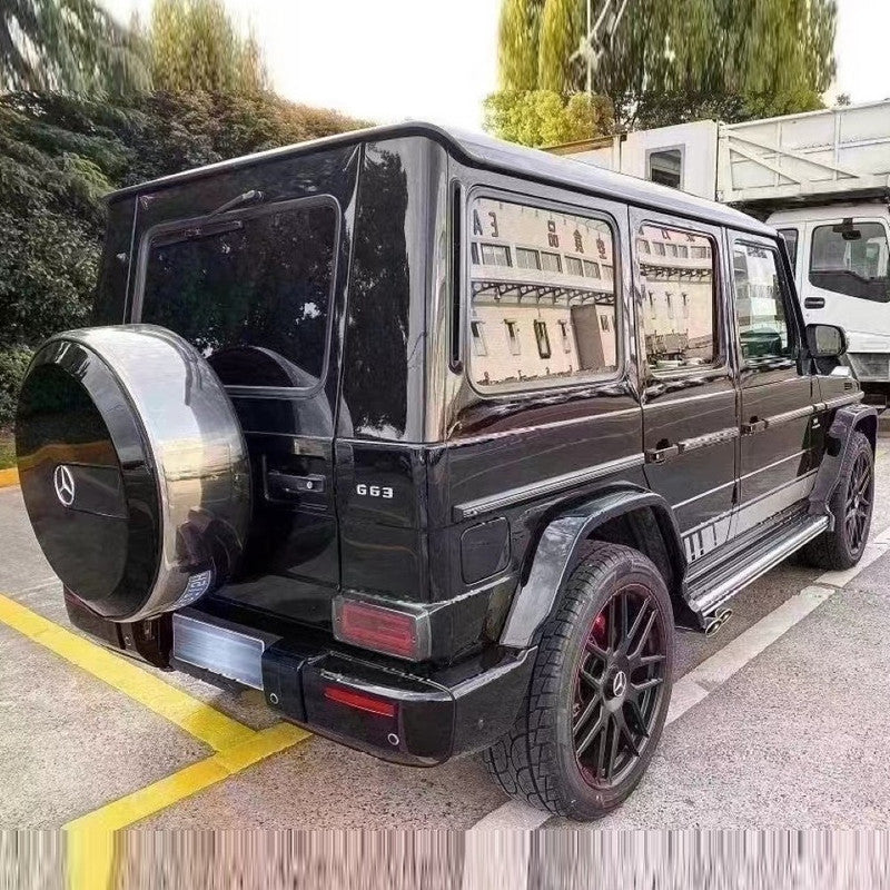 Car Craft Compatible With Mercedes Benz W463 W464 2007-2024 G63 G Wagon Rear Car Spare Wheel Tyre Cover - CAR CRAFT INDIA