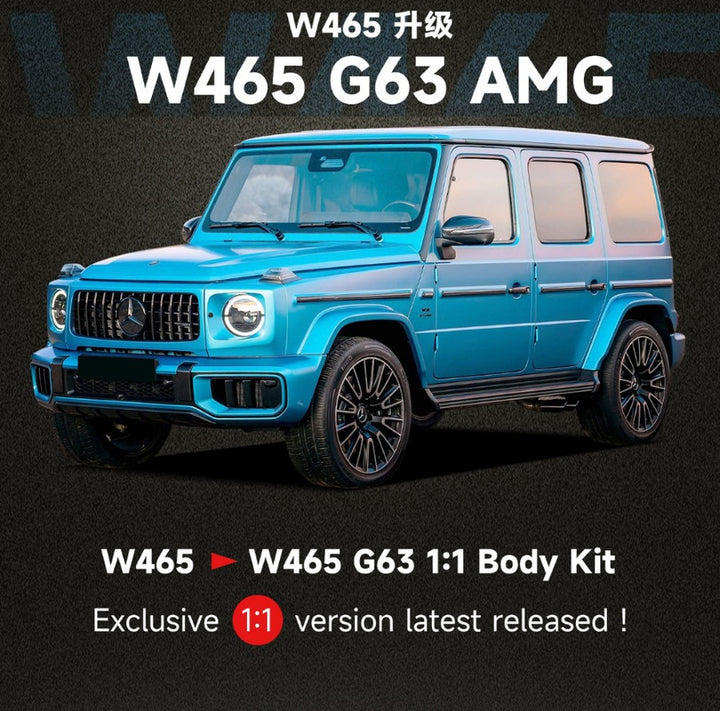 Car Craft Compatible With Mercedes Benz G Class G Wagon W465 2024 Upgrade Facelift Convert To 2025 G63 W465 Amg G63 Bodykit Bumper